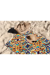 Mijölnir Rug 70 Toalla de Playa Multicolor 70x130 cm 70% Poliéster / 30% Poliamida Tejido Microfilamento